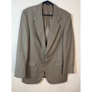 Robert Stock Men's Suitcoat Size 46R Silk Wool Blend